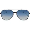 Diff 63mm Scarlett Sunglasses In Black/ocean
