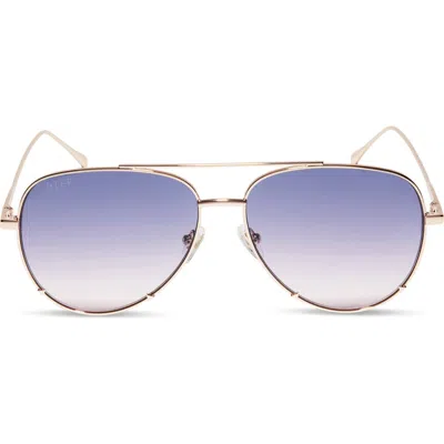 Diff 63mm Scarlett Sunglasses In Gold