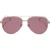 Diff 63mm Scarlett Sunglasses In Gold