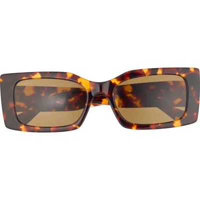 Diff Alessandra 52mm Polarized Cat Eye Sunglasses In Brown