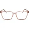 Diff Alex 50mm Square Blue Light Blocking Glasses In Neutral