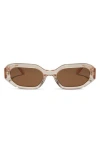 Diff Allegra 53mm Rectangular Sunglasses