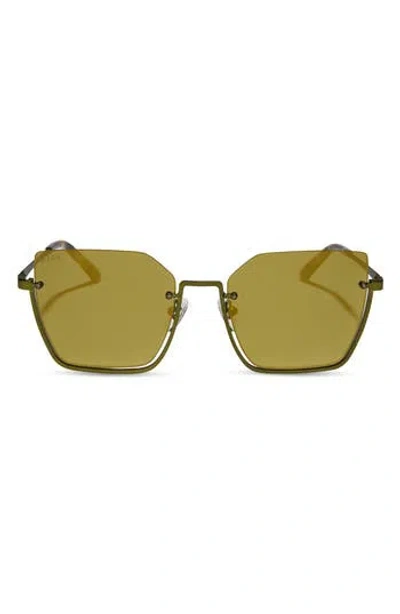 Diff Analise 54mm Polarized Square Sunglasses