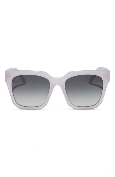 Diff Ariana 54mm Gradient Square Sunglasses
