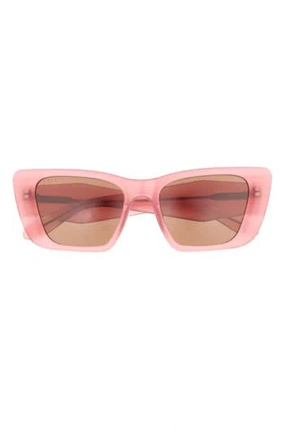 Diff Aura 51mm Cat Eye Sunglasses In Green