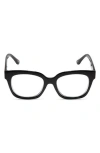 Diff Ava 50mm Square Blue Light Blocking Glasses In Purple