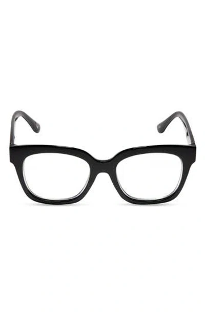 Diff Ava 50mm Square Blue Light Blocking Glasses In Purple