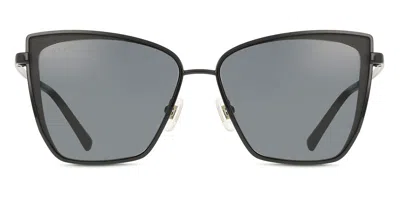 Diff Becky Black+flash Grey Gradient Lens Occhiali Da Sole Neri Per Donna