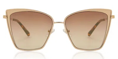 Diff Becky Gold+flash Brown Gradient Lens Occhiali Da Sole Oro Per Donna