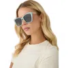 Diff Becky Ii 56mm Cat Eye Sunglasses In Grey Gradient