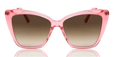 Diff Becky Ii De01-0030-xcbgn Men's Sunglasses Pink Size 56