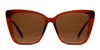 Diff Becky Iv Brown,clear In Brown,clear