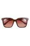 Diff Bella 54mm Gradient Square Sunglasses