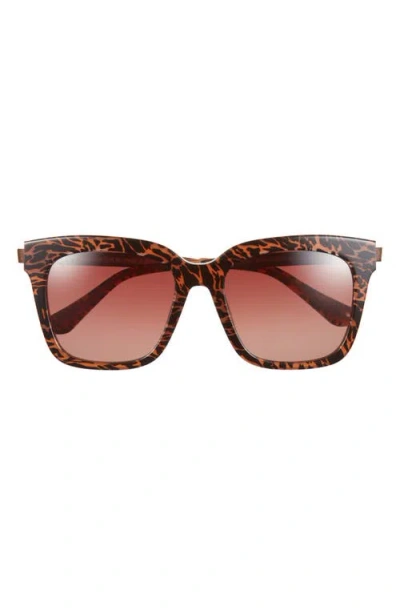 Diff Bella 54mm Gradient Square Sunglasses