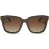 Diff Bella 54mm Gradient Sunglasses In Truffle Gradient