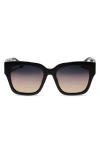 DIFF BELLA II 54MM POLARIZED GRADIENT SQUARE SUNGLASSES