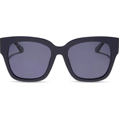 Diff Bella Ii 54mm Polarized Gradient Square Sunglasses In Royal/midnight