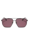Diff Berkely 59mm Gradient Navigator Sunglasses In Brown