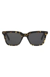 Diff Billie 52mm Polarized Rectangular Sunglasses