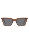 Diff Billie 53mm Square Sunglasses In Brown