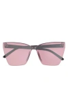 Diff Billie Xl 54mm Square Sunglasses In Black