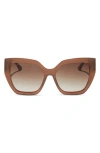 Diff Blaire 55mm Gradient Cat Eye Sunglasses