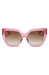 Diff Blaire 55mm Gradient Cat Eye Sunglasses