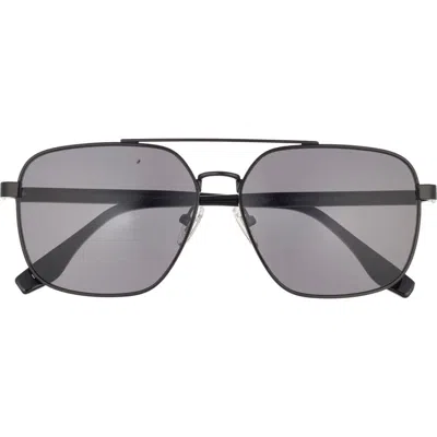 Diff Bowie 59mm Gradient Square Sunglasses In Black/ Grey