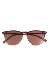 Diff Brody Xl 51mm Square Sunglasses In Brown