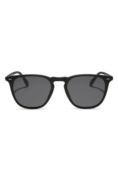 Diff Brody Xl 51mm Square Sunglasses In Black