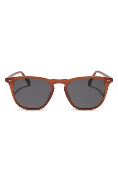 Diff Brody Xl 51mm Square Sunglasses In Orange