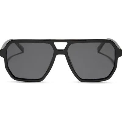 Diff Cameron 57mm Polarized Navigator Sunglasses