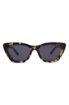 Diff Camila 55mm Gradient Square Sunglasses In Grey
