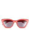 Diff Camila 55mm Gradient Square Sunglasses In Purple