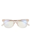 Diff Carina 50mm Blue Light Blocking Glasses In Pink