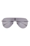 Diff Dash 134mm Shield Sunglasses In Gray