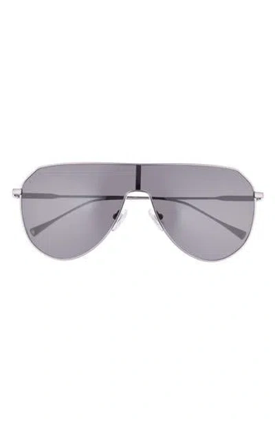 Diff Dash 134mm Shield Sunglasses In Gray