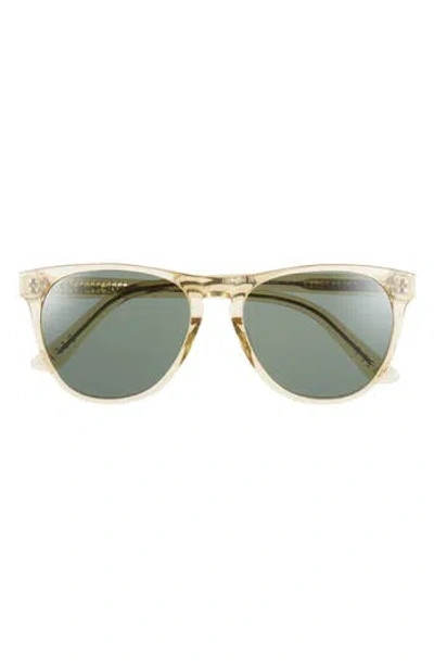 Diff Dash 69mm Oversize Polarized Mirrored Aviator Sunglasses In Gold