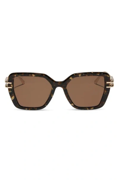 Diff Dasha 50mm Square Sunglasses In Multi