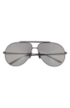 Diff Denver 61mm Aviator Sunglasses In Gray