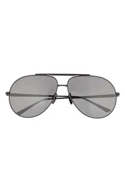 Diff Denver 61mm Aviator Sunglasses In Gray