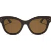 Diff Eva 53mm Gradient Cat Eye Sunglasses