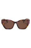 DIFF DIFF EVIE 54MM CAT EYE SUNGLASSES