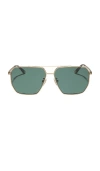 Diff Eyewear Berkely Sunglasses In Metallic Gold