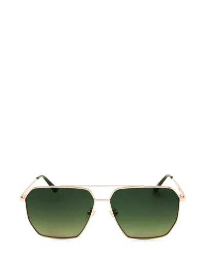 Diff Eyewear Berkley Geometric-frame Sunglasses In Gold