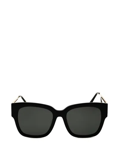 Diff Eyewear Isabella Rectangle-frame Sunglasses In Black