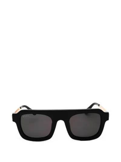 Diff Eyewear Rectangle-frame Sunglasses In Brown