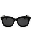 Diff Eyewear Rectangle-frame Sunglasses In Blap - Black Grey