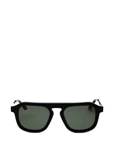 Diff Eyewear Sims Geometric-frame Sunglasses In Black