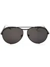 Diff Eyewear Koko Pilot-frame Sunglasses In Black
